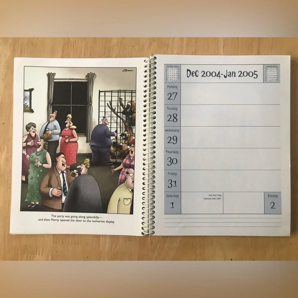 The Far Side 2005 Desk Calendar by Gary Larson - not used